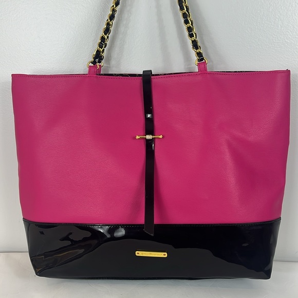Juicy Couture Tote Bag in Pink and Black - Picture 1 of 14